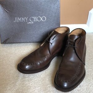 Jimmy Choo Mens Boots European Size 11 Brown
